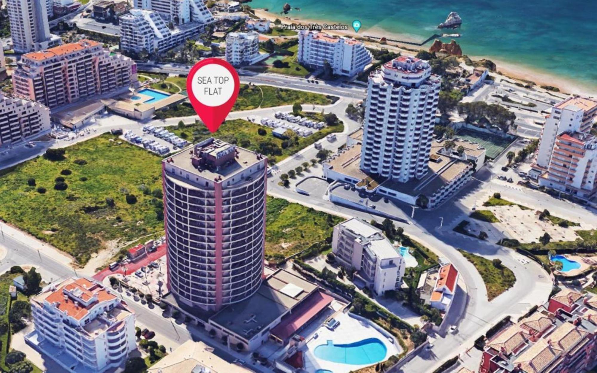 Amazing Green Tower 3 Castle Flat With Balcony Portimao Luaran gambar